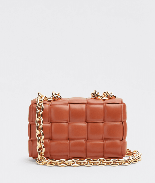 Maple Chain Cassette Leather Bag - Leather Women's Handbag - Bagsfits