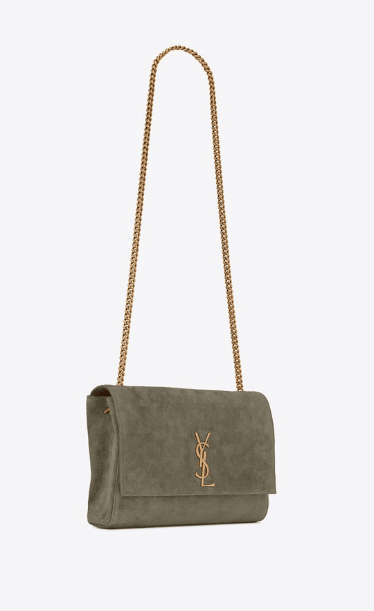 Kate Medium Reversible In Suede And Smooth Leather Bag - Leather Women's Handbag - Bagsfits