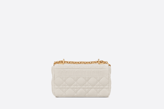 Ivory Supple Cannage Calfskin Small Caro Bag - Women’s Leather Bag