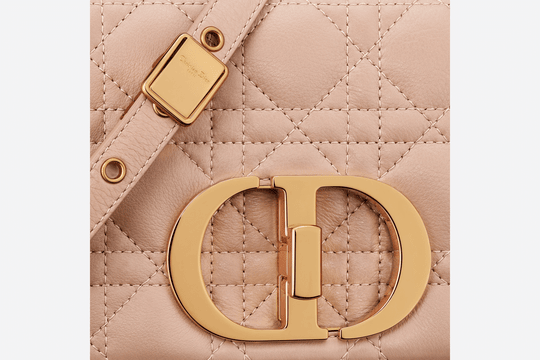 Rose Des Vents Supple Cannage Calfskin Small Caro Bag - Leather Women's Handbag - Bagsfits