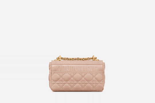 Rose Des Vents Supple Cannage Calfskin Small Caro Bag - Leather Women's Handbag - Bagsfits