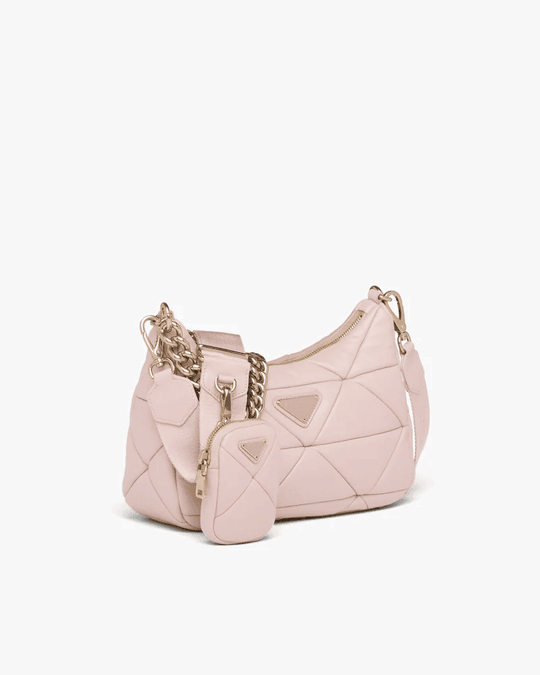 Prd System Nappa Leather Patchwork Shoulder Bag - Leather Women's Handbag