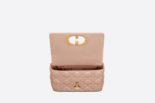 Rose Des Vents Supple Cannage Calfskin Small Caro Bag - Leather Women's Handbag - Bagsfits