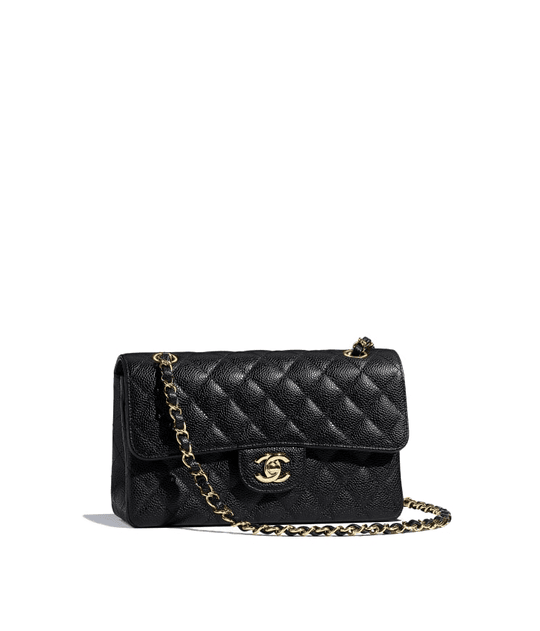 Grained Calfskin Small Classic Handbag - Leather Women's Handbags - Bagsfits