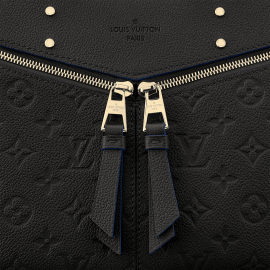 Sully PM Monogram Empreinte Leather in Black - Leather Women's Handbag