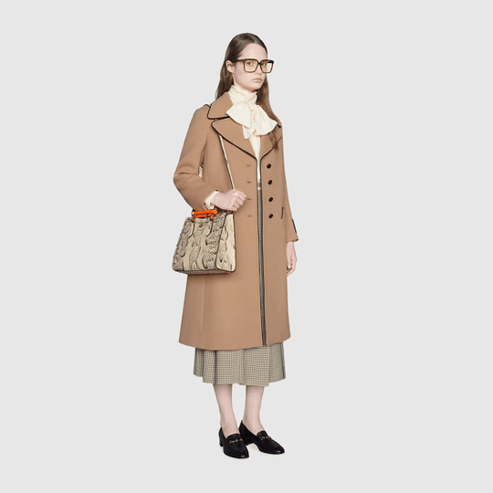 Natural Diana Small Python Tote Bag - Leather Women's Handbag - Bagsfits