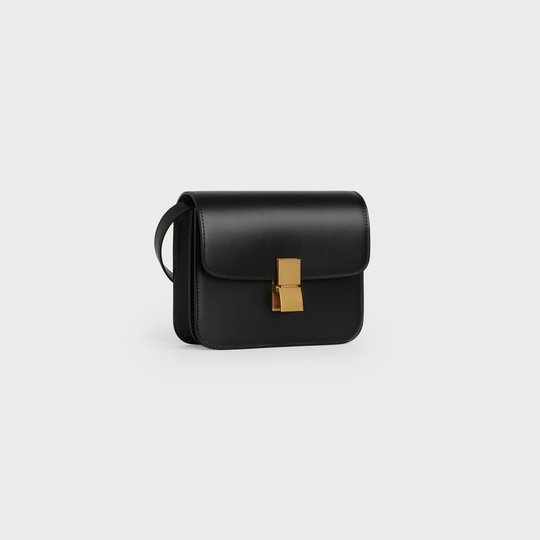 Black Teen Classic Bag In Box Calfskin - Leather Women's Handbag - Bagsfits