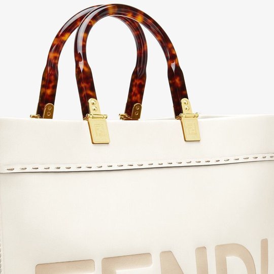 White Sunshine Medium Bag - Women’s Leather Bag