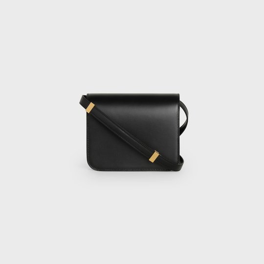 Black Teen Classic Bag In Box Calfskin - Leather Women's Handbag - Bagsfits