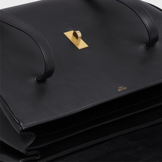 Black Large Soft 16 Bag In Smooth Calfskin - Leather Women's Handbag - Bagsfits