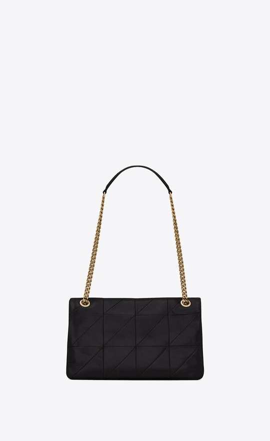 Jamie Medium Carre Rive Gauche In Lambskin Leather Bag - Leather Women's Handbag - Bagsfits