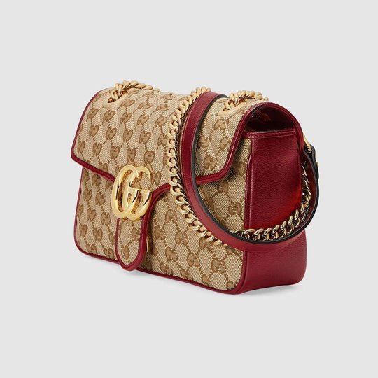 Original Canvas Marmont Small Shoulder Bag - Leather Women's Bag