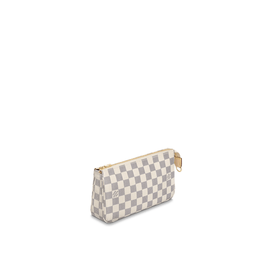 Pochette Accessoires Damier Azur - Leather Women's Pouch