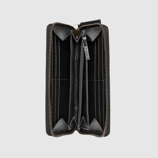 Animalier Leather Zip Around Wallet - Leather Men's Wallet