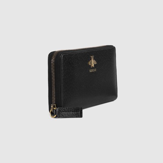 Animalier Leather Zip Around Wallet - Leather Men's Wallet