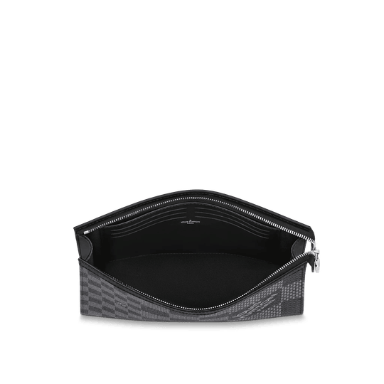 Pochette Voyage MM Damier Graphite - Leather Men's Wallet