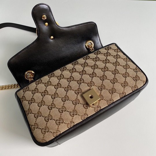Original Canvas Marmont Small Shoulder Bag - Leather Women's Bag