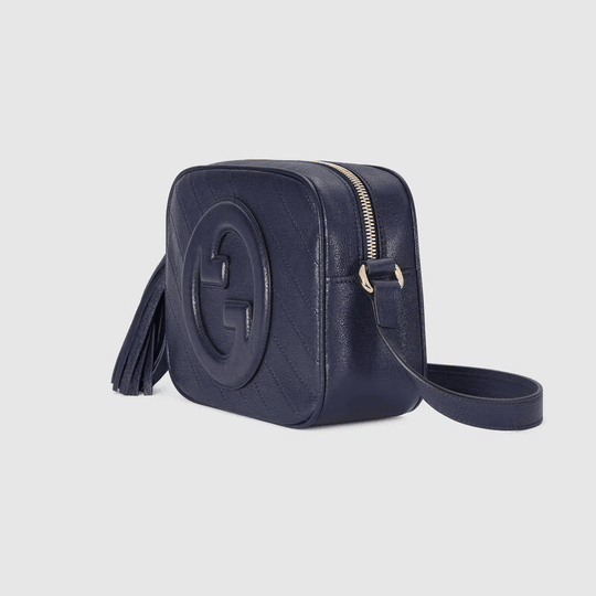 Blue Leather G Blondie Small Shoulder Bag - Leather Women's Handbag - Bagsfits