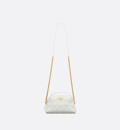 Latte Supple Cannage Calfskin Mini D-cosy Bag - Leather Women's Handbag - Bagsfits