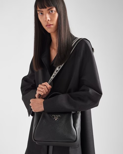 Black Small Leather Handbag - Leather Women's Handbag - Bagsfits
