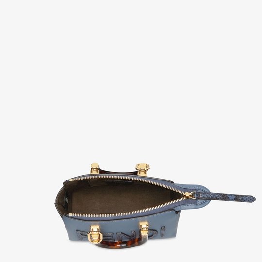 By The Way Mini Small Leather And Elaphe Boston Bag - Leather Women's Handbag - Bagsfits