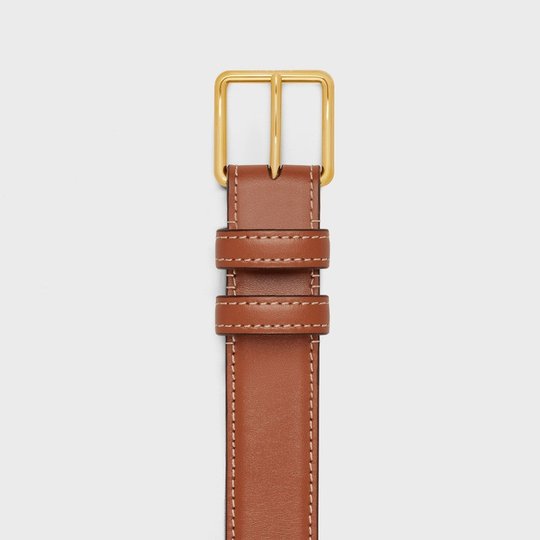 Belt Bag Triomphe Belt In Triomphe Canvas And Calfskin - Leather Women Belt