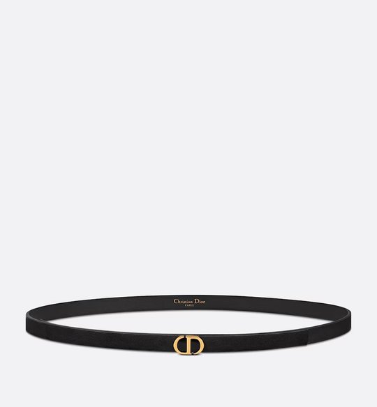 Black Caro Belt With Removable Pouch - Leather Women Belt