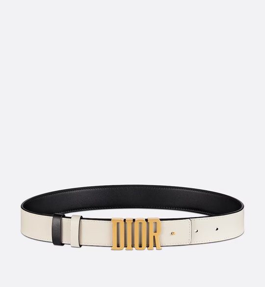 Black & Latte D-Fence Reversible Belt - Leather Women Belt