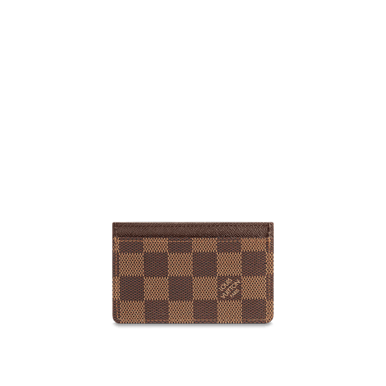 Card Holder Damier Ebene Leather Wallet - Leather Men's Wallet - Bagsfits
