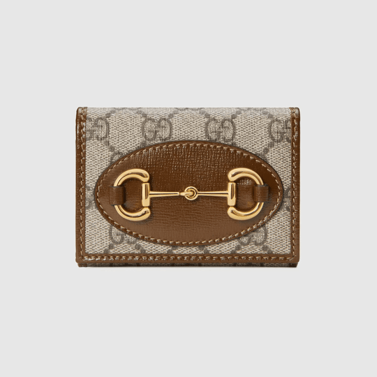 Brown GG Horsebit 1955 Wallet - Leather Women's Wallet - Pursefit