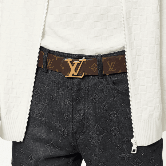 Tag Reversible Belt Monogram - Leather Men's Belt