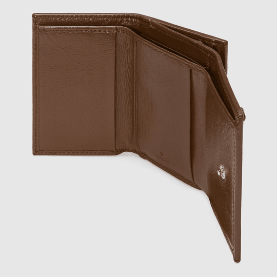 Brown GG Horsebit 1955 Wallet - Leather Women's Wallet - Pursefit
