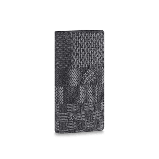 Gray Brazza Wallet Damier Graphite - Leather Men's Wallet - Bagsfits