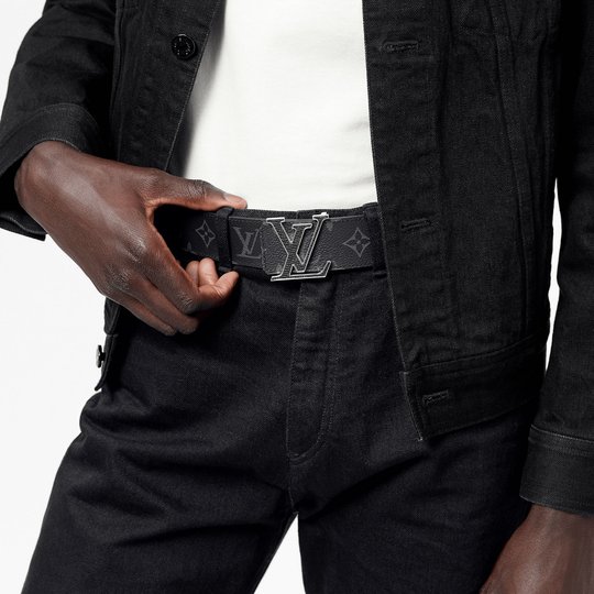 Initiales Reversible Belt K45 - Leather Men's Belt