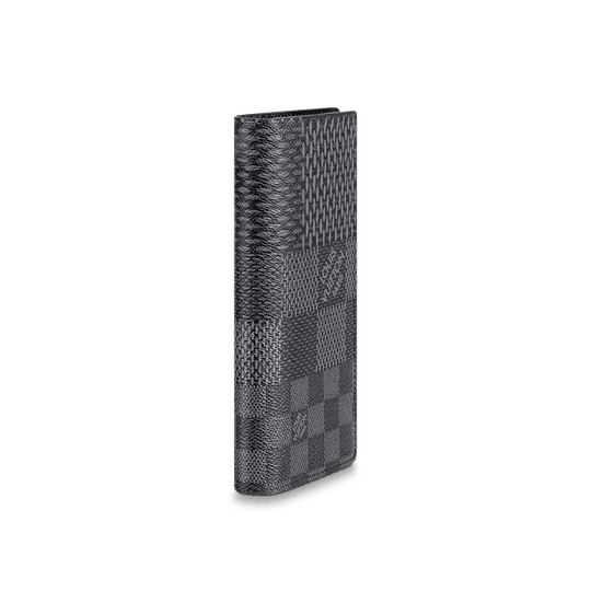 Gray Brazza Wallet Damier Graphite - Leather Men's Wallet - Bagsfits