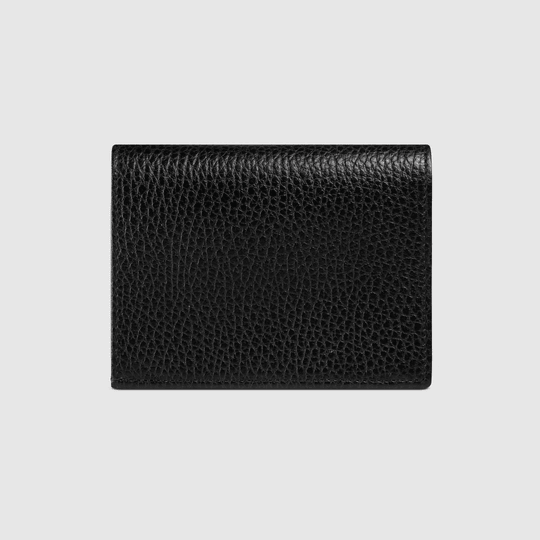 Black Leather Card Case Wallet - Leather Women's Wallet - Pursefit