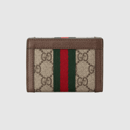 Brown GG Ophidia Bi Fold Wallet - Leather Women's Wallet - Bagsfits