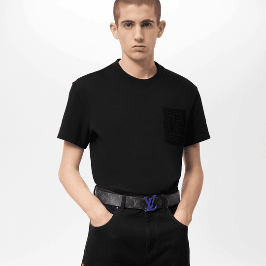 Shake 40mm Reversible Belt Monogram Eclipse - Leather Men's Belts - Bagsfits