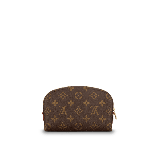 Cosmetic Pouch Monogram Canvas - Leather Women's Pouch