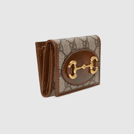 Brown GG Horsebit 1955 Wallet - Leather Women's Wallet - Pursefit