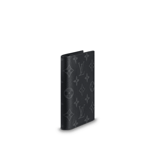 Passport Cover Monogram Eclipse Canvas Leather Wallet - Leather Men's Wallet - Bagsfits