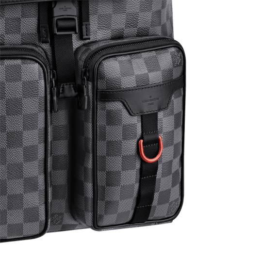 Utility Backpack Damier Graphite - Leather Men's Backpack