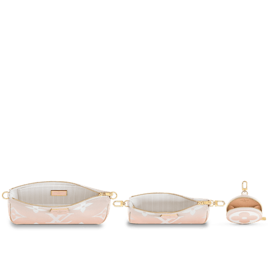 Multi Pochette Accessoires - Leather Women's Handbag