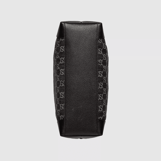 Black Ophidia GG Medium Tote With Web - Leather Women's Handbag - Bagsfits