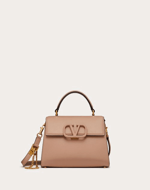 Vsling Grainy Calfskin HandBag - Leather Women's Handbag - Bagsfits