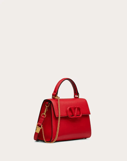Vsling Grainy Calfskin HandBag - Leather Women's Handbag - Bagsfits