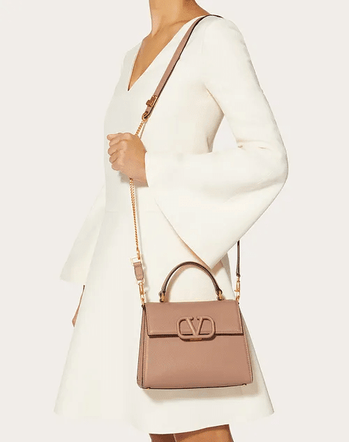 Vsling Grainy Calfskin HandBag - Leather Women's Handbag - Bagsfits