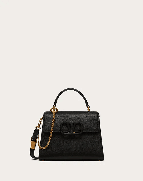 Vsling Grainy Calfskin HandBag - Leather Women's Handbag - Bagsfits