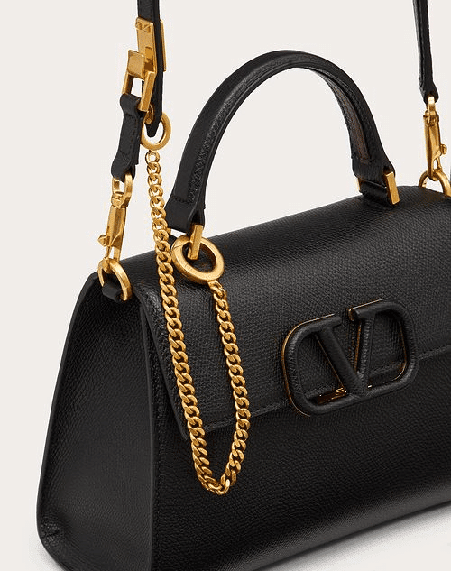 Vsling Grainy Calfskin HandBag - Leather Women's Handbag - Bagsfits