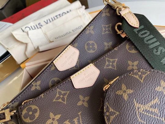 Multi Pochette Accessoires - LEATHER WOMEN'S CROSSBODY BAG